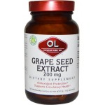 grape seed ราคาส่ง ยี่ห้อ Olympian Labs Inc., Grape Seed Extract, 200 mg, 100 Veggie Caps